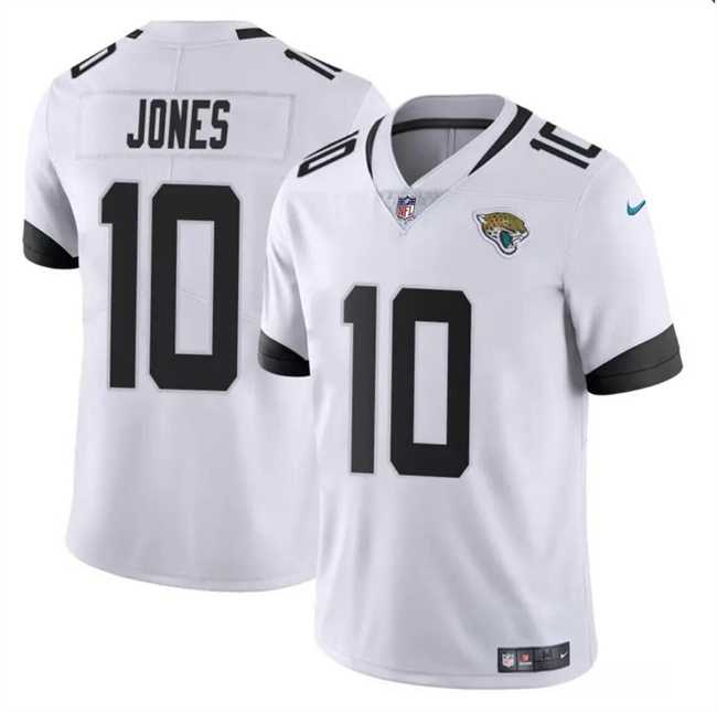 Men & Women & Youth Jacksonville Jaguars #10 Mac Jones White Vapor Untouchable Limited Stitched Jersey